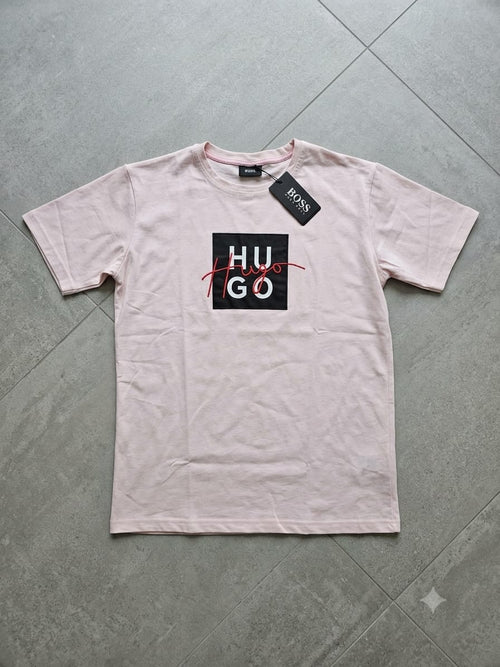 Camiseta HUGO BOSS hombre rosa claro
