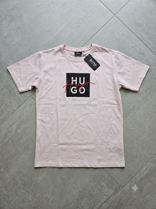 Camiseta HUGO BOSS hombre rosa claro