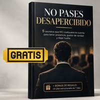 Manual No pases desapercibido, regalo con el perfume Lure Her