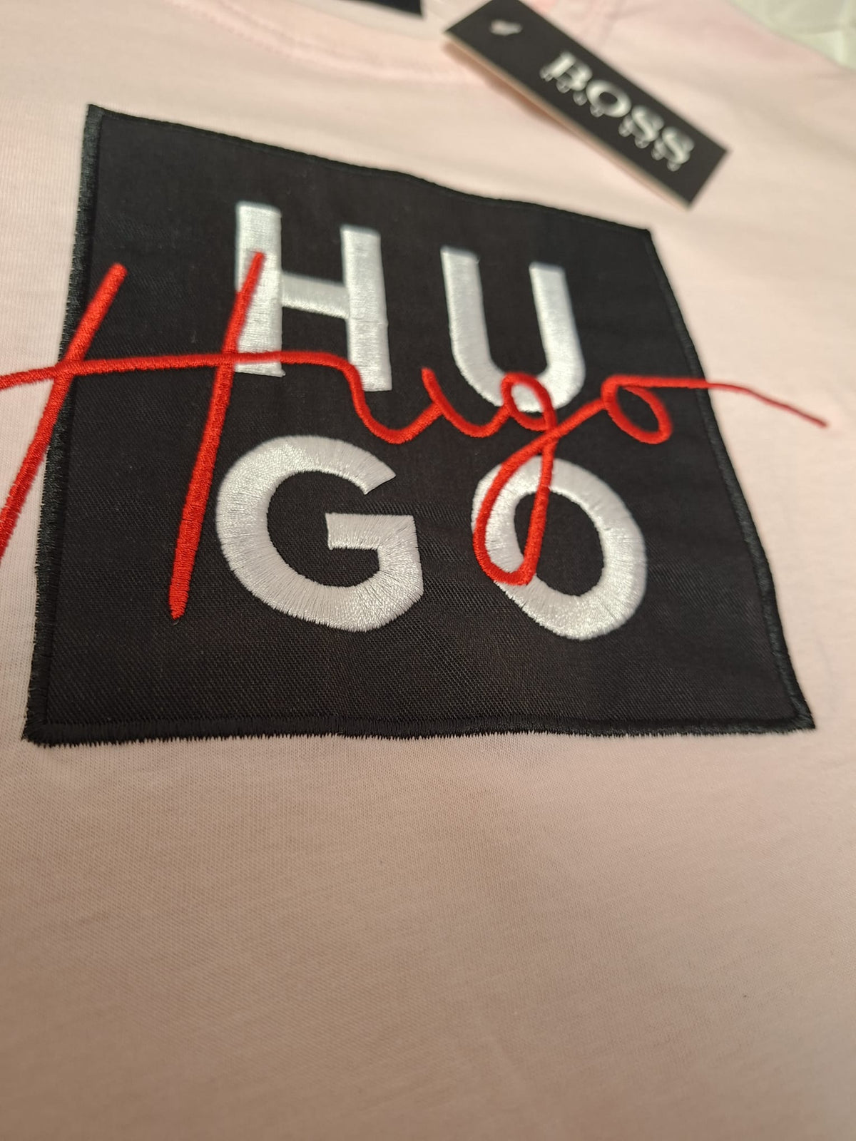 Camiseta HUGO BOSS hombre rosa claro