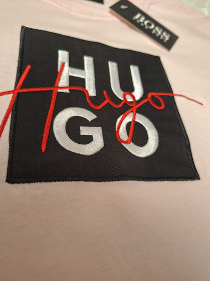 Camiseta HUGO BOSS hombre rosa claro