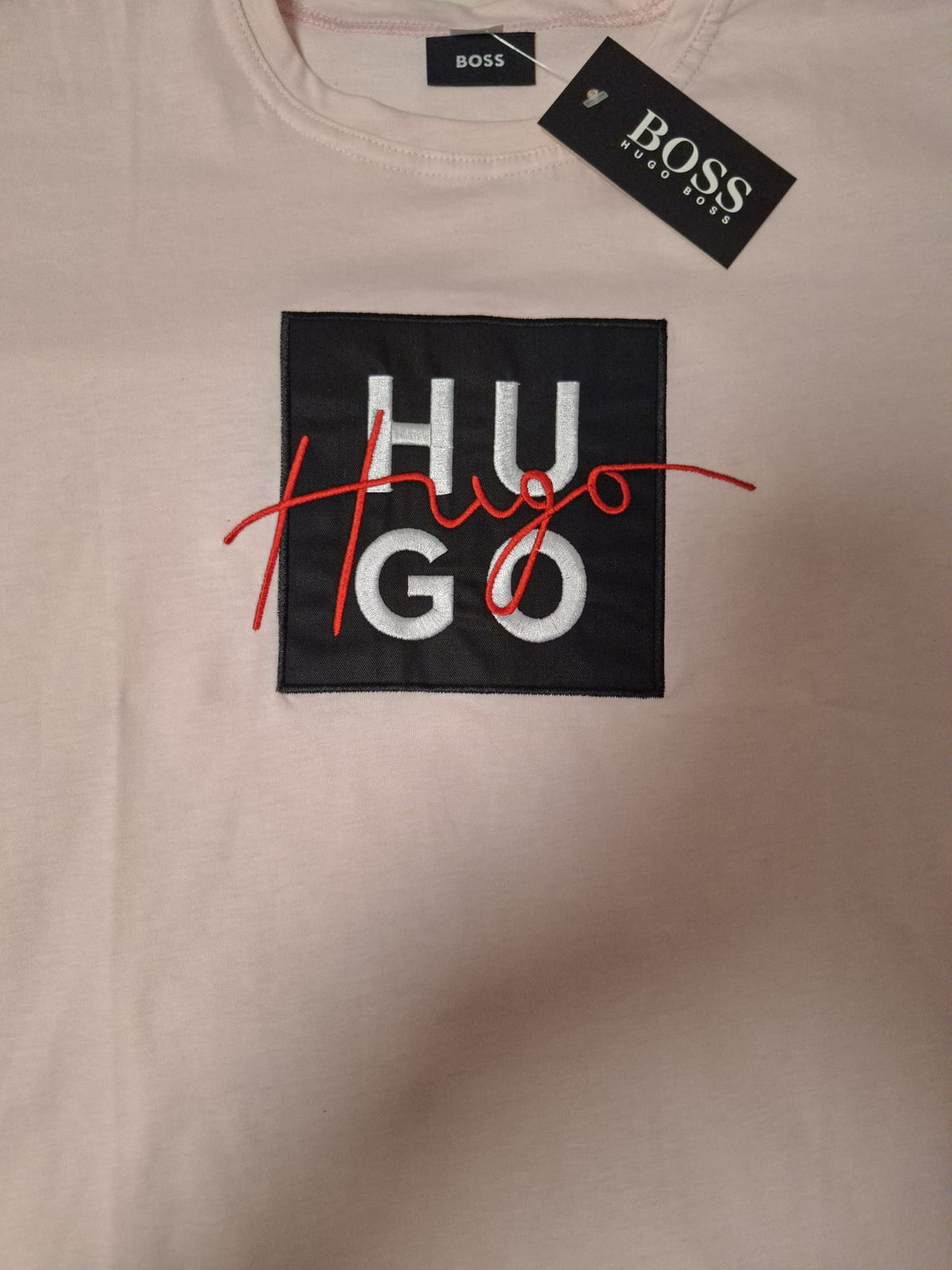 Camiseta HUGO BOSS hombre rosa claro