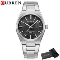 Reloj CURREN negro y plata con su estuche de regalo